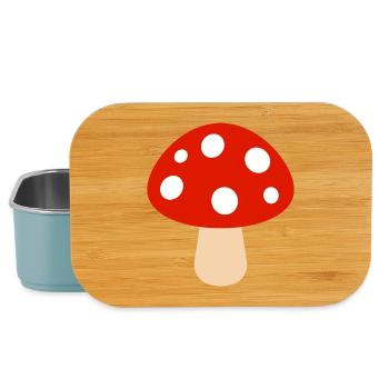 mushroom - Lunch Box - light blue - Front