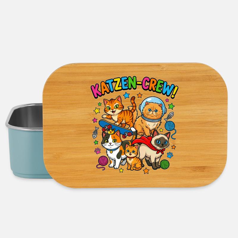 CatsCrew Skate Space - Lunch Box - light blue