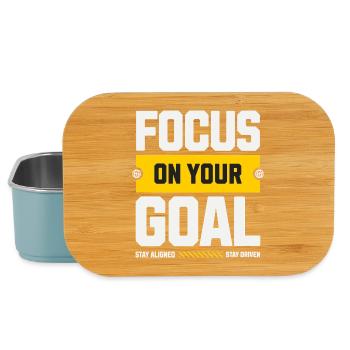 Focus on your goal - Lunch Box - light blue - Front