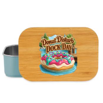 Donut Disturb Dock Day - Lunch Box - light blue - Front