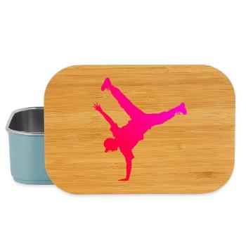 Geschenkidee für einen Breakdancer mit Streetdance - Lunch Box - Hellblau - Vorne