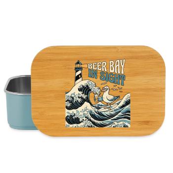 Kanagawa Bier Bucht Möwe - Lunch Box - Hellblau - Vorne