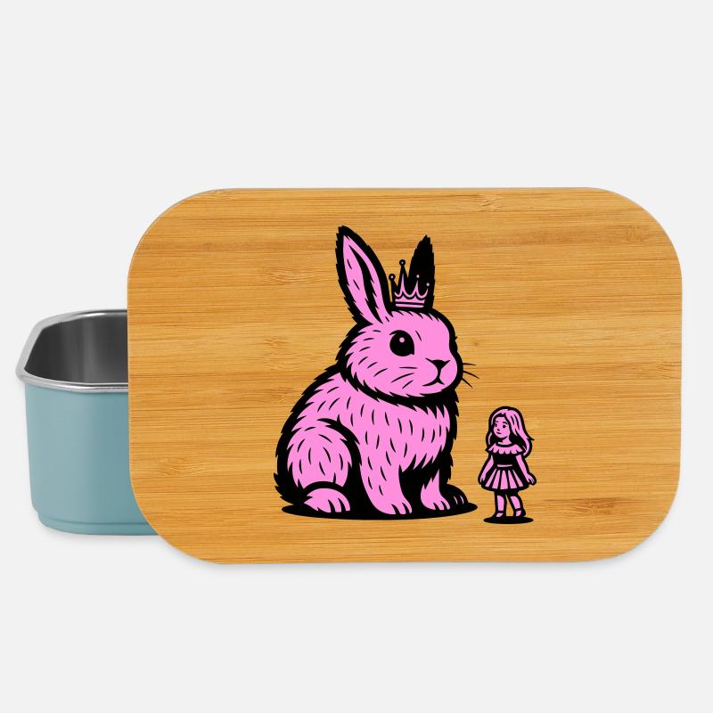 Hasenprinzessin - Lunch Box - Hellblau