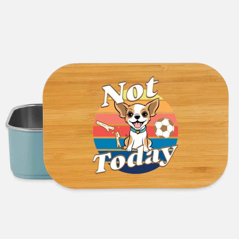 Not Today Doggo 🐾 - Lunch Box - Hellblau
