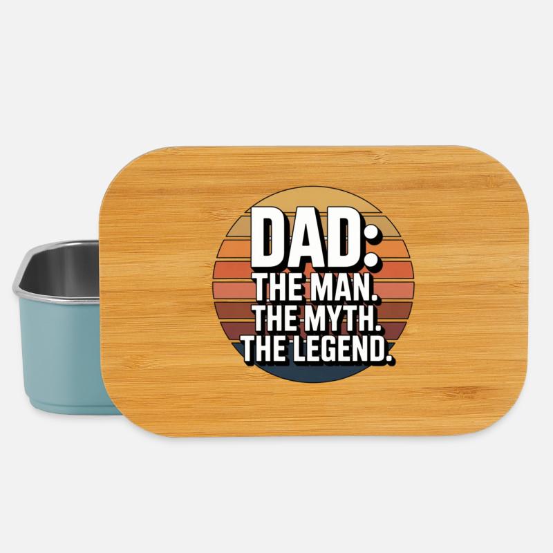 DAD: Der Mann Die Legende - Lunch Box - Hellblau
