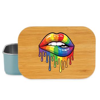 Pride Month LGBT - Proud! - Lunch Box - light blue - Front