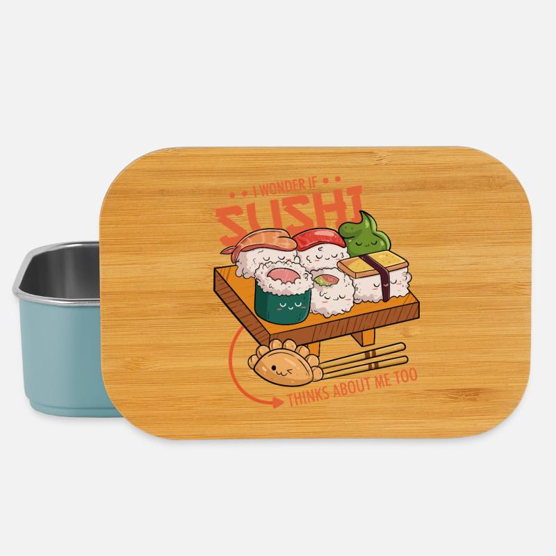 sushi Friends - Lunch Box - light blue