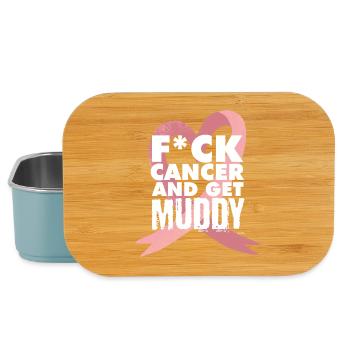 F*ck cancer Chemise de course boueuse - Boîte à goûter - bleu pâle - Devant