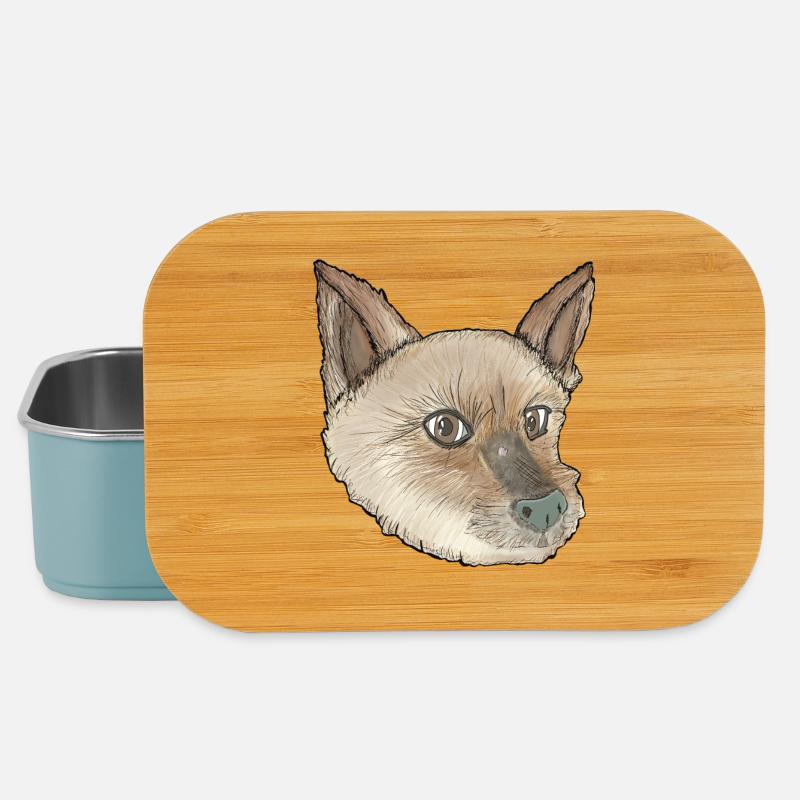 Augen der cachorro_Yorkie - Lunch Box - Hellblau