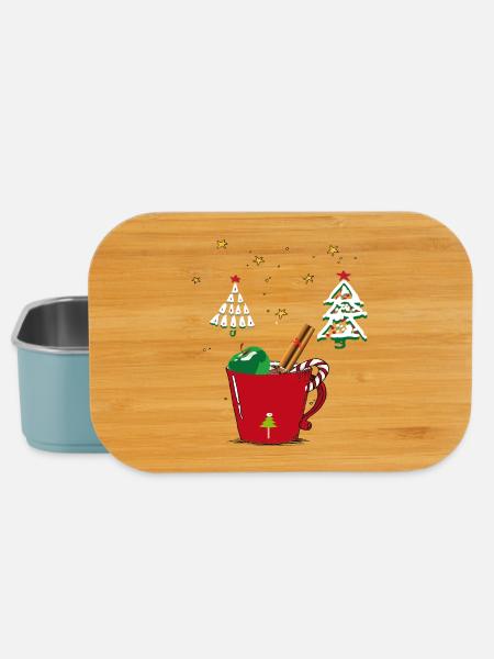 Advent, Merry Christmas - Lunch Box - Hellblau