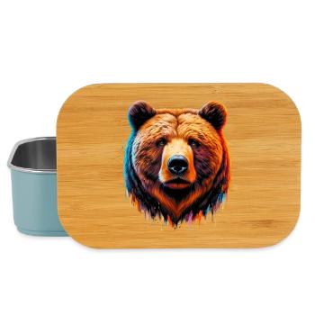 Bear - Lunch Box - light blue - Front
