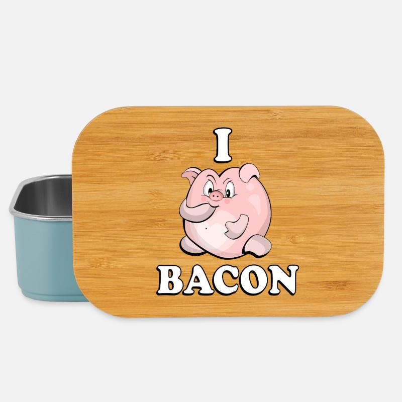 Speck-Schwein - Lunch Box - Hellblau