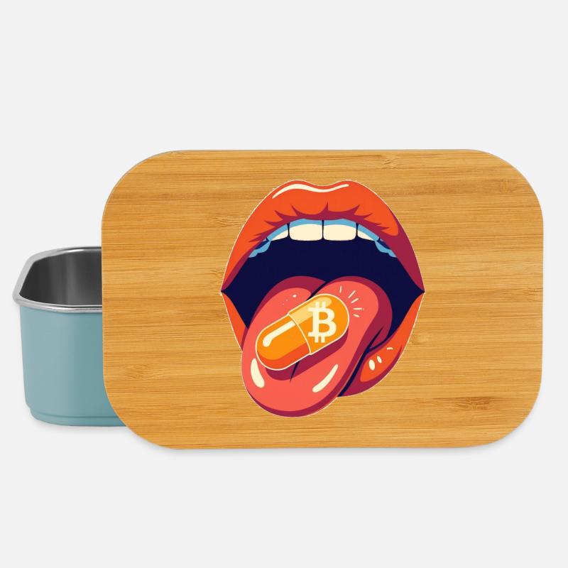 Bitcoin Orangepill Basic - Boîte à goûter - bleu pâle
