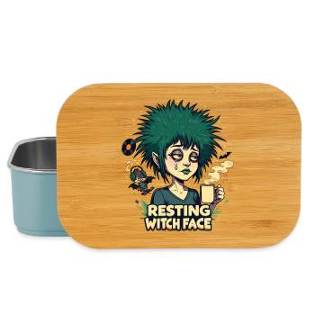 Resting Witch Face - Lunch Box - light blue - Front