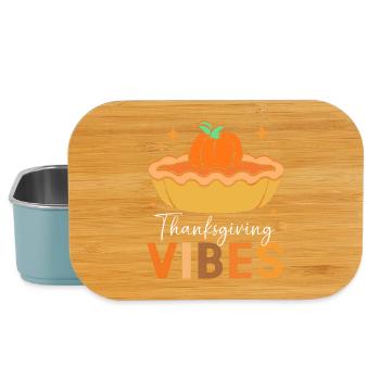 Thanksgiving Mom Mom Grandma Grandmother - Lunch Box - light blue - Front