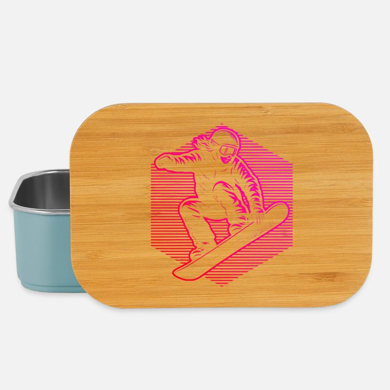 Snowboard parfait pour tous les snowboards - Boîte à goûter - bleu pâle