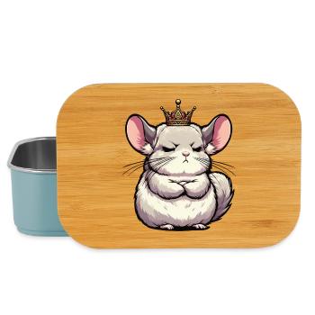 Chinchilla Chinchillas Chinchillabesitzer Nagetier - Lunch Box - Hellblau - Vorne