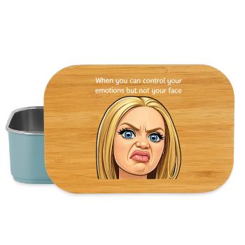 When you can control your emotions but not your... - Lunch Box - Hellblau - Vorne