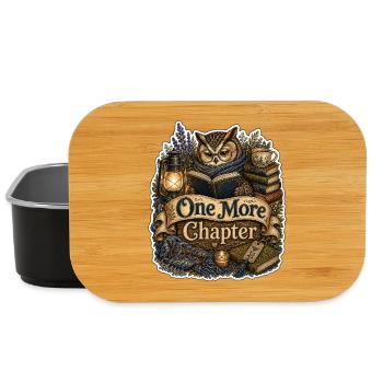 One more chapter - Lunch Box - black - Front