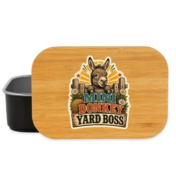 DONKEY YARD - Lunch Box - Schwarz - Vorne
