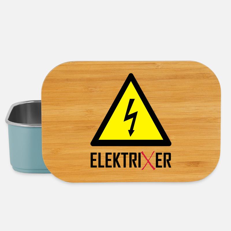 ElektriXer Elektriker Blitz Pfeil - Lunch Box - Hellblau