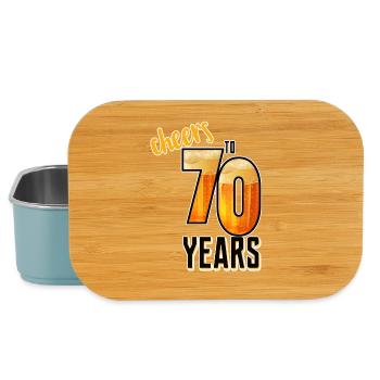 Cheers to 70 Years - Lunch Box - light blue - Front