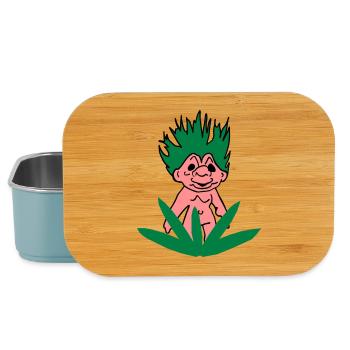 Troll yourself out! - Lunch Box - light blue - Front