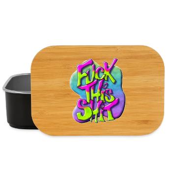 Fuck this shit - Graffiti Design - Lunch Box - Schwarz - Vorne