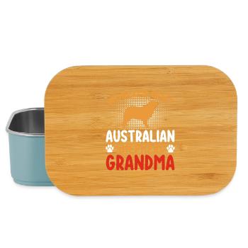 Australian Shepherd Mom Hidden - Lunch Box - light blue - Front