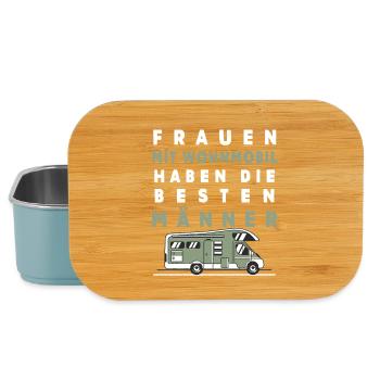 Frauen mit Wohnmobil – Die besten Männer - Lunch Box - Hellblau - Vorne