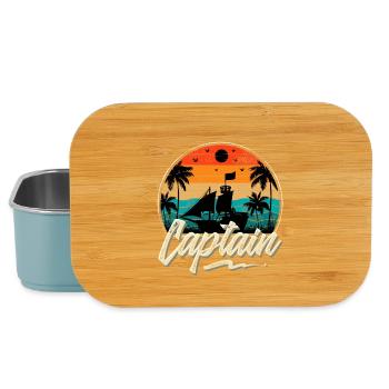 Capitaine Sailing Sailor Retro Vintage - Boîte à goûter - bleu pâle - Devant