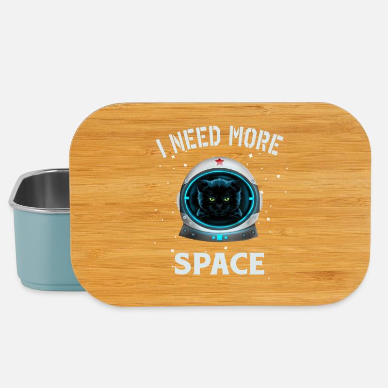 i need more space - Lunch Box - Hellblau