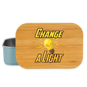 Change a Light - Lunch Box - Hellblau - Vorne