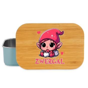Zwergal - Süßes Design mit Baby-Zwerg - Lunch Box - Hellblau - Vorne