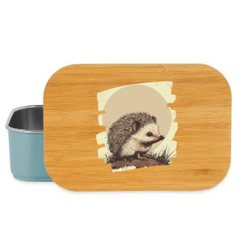 Hedgehog - Lunch Box - light blue - Front