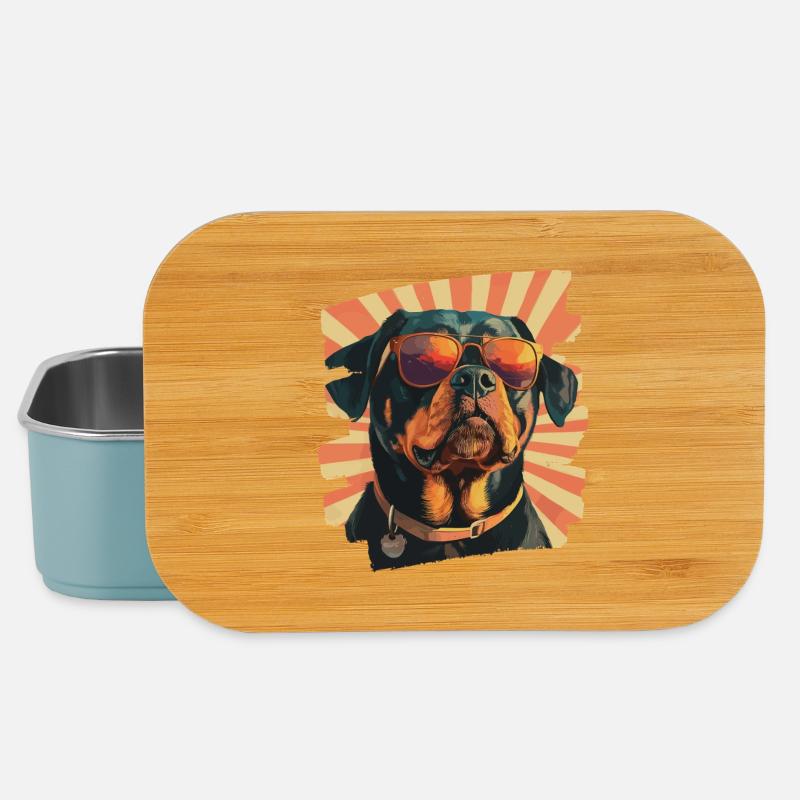 Rottweiler - Lunch Box - Hellblau