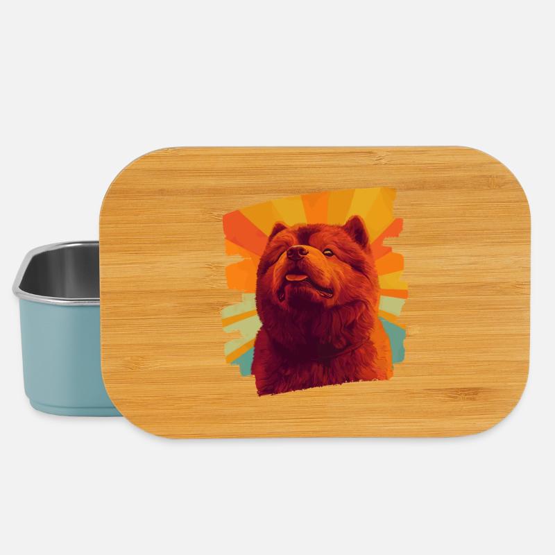 Chow Chow - Boîte à goûter - bleu pâle