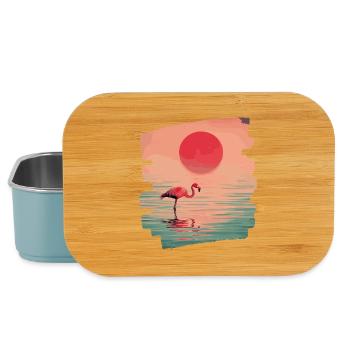 Flamingo - Lunch Box - Hellblau - Vorne