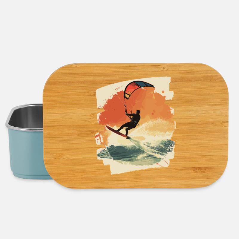 Kitesurfer - Lunch Box - Hellblau