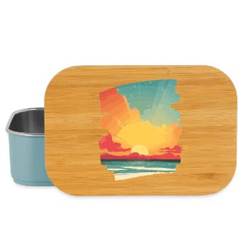 Sommer Sonnenuntergang - Lunch Box - Hellblau - Vorne