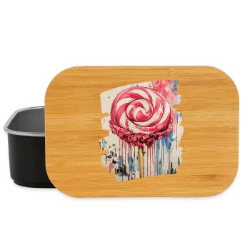 Lollipop Lutscher Bonbon Süssigkeit - Lunch Box - Schwarz - Vorne