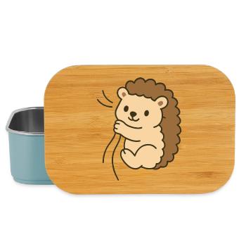 Kuschel-Igel Baby - Lunch Box - Hellblau - Vorne