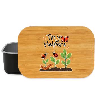 Tiny Helpers in the Garden - Lunch Box - black - Front