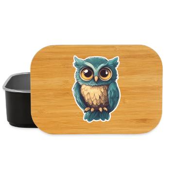 Eule - Lunch Box - Schwarz - Vorne