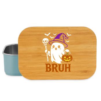 Ghost Broth, Halloween Party Costume - Pumpkin - Lunch Box - light blue - Front