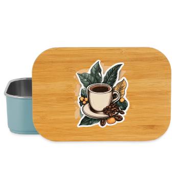 Kaffee - Lunch Box - Hellblau - Vorne
