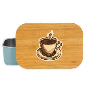 Kaffee - Lunch Box - Hellblau - Vorne