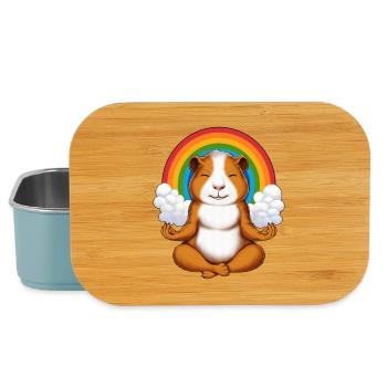 Meerschweinchen-Meditation - Lunch Box - Hellblau - Vorne
