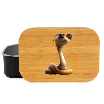 snake, python, cobra, rattlesnake, snakes - Lunch Box - black - Front