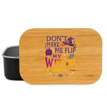 Don’t Make Me Flip My Witch Switch - T-shirt Wicked - Boîte à goûter - noir - Devant